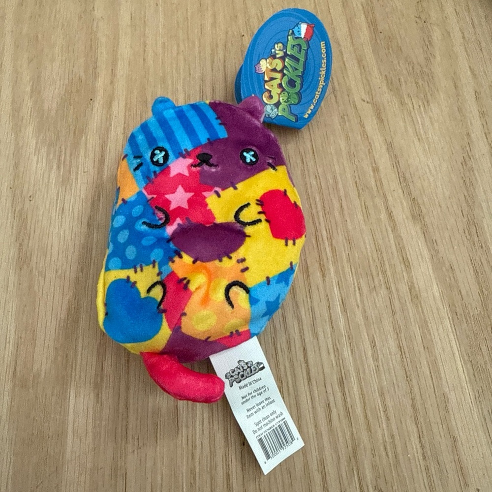 Cats vs Pickles Crazy Quilt the Cat
